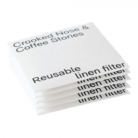 Atkārtoti lietojams lina filtrs Chemex kafijas kannai Crooked Nose & Coffee Stories
