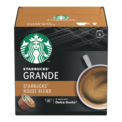 Kafijas kapsulu komplekts piemērots Dolce Gusto® automātiem Starbucks House Blend Grande, 3 x 12 gab.