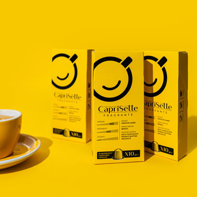 Coffee capsules for Nespresso® machines Caprisette Fragrante, 10 pcs.