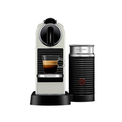 Nespresso Citiz & Milk White kapsulinis kavos aparatas, atnaujintas, baltas