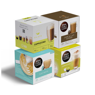 Kafijas kapsulu komplekts piemērots NESCAFÉ® Dolce Gusto® automātiem White (48 porcijas)