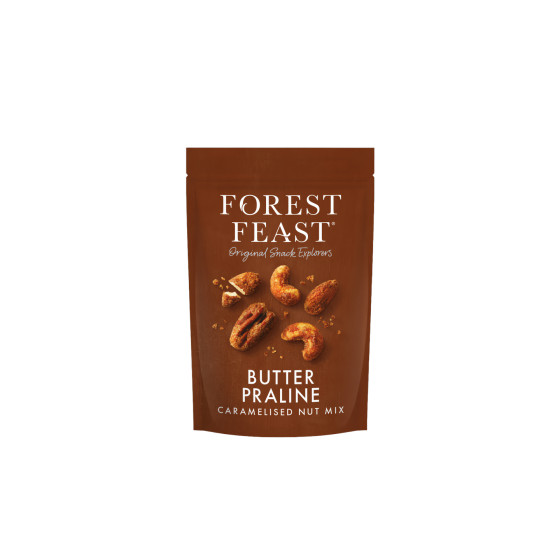 Forest Feast Butter Praline karamelliserad nötmix, 120 g