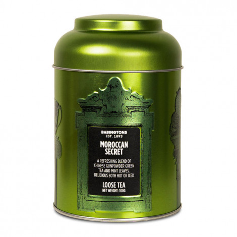 Zaļā tēja Babingtons “Moroccan Secret” bundžā, 100 g