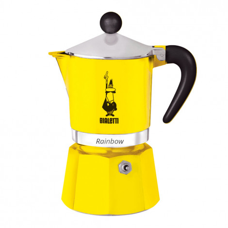 Кофеварка Bialetti “Moka Rainbow 3-cup Yellow”