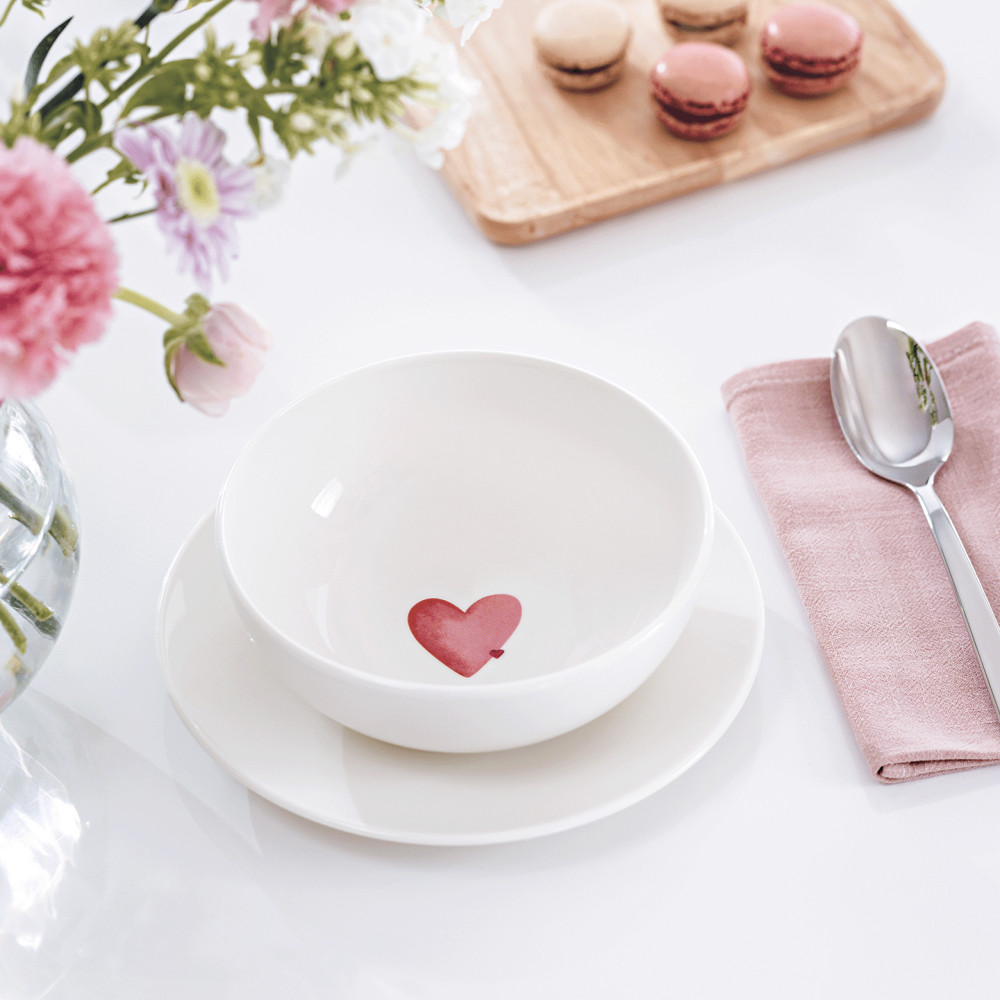 Villeroy & Boch With Love Frühstücksteller Sending Love - Haushaltwaren HOH