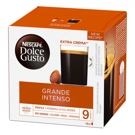 Capsules de café NESCAFÉ® Dolce Gusto® “Grande Intenso”, 16 pièces.