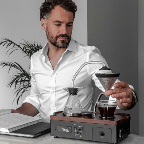 Coffee & tea alarm clock Joy Resolve “The Barisieur” (Black)