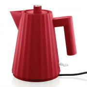 Elektrischer Wasserkocher Alessi Plisse Red, 1 l