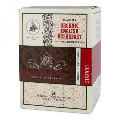 Melnā tēja Harney & Sons “Organic English Breakfast”