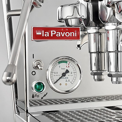 La Pavoni Botticelli Premium Siebträger Espressomaschine – Silber