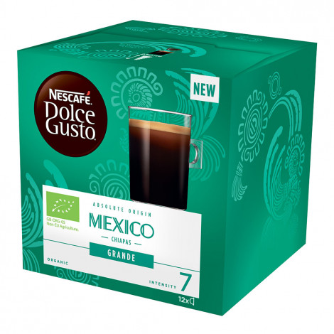 Kohvikapslid sobivad Dolce Gusto® masinatele NESCAFÉ Dolce Gusto „Grande Mexico Organic”, 12 tk.