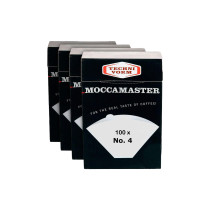 Paperinen suodatinpussi kahvinkeittimille Moccamaster No.4 x 100 kpl.