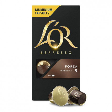 Kawa w kapsułkach do Nespresso® NESPRESSO L’OR Forza, 10 szt.