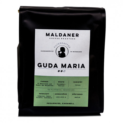 Kaffeebohnen Maldaner Kaffeerösterei Filter Guda Maria, 1kg
