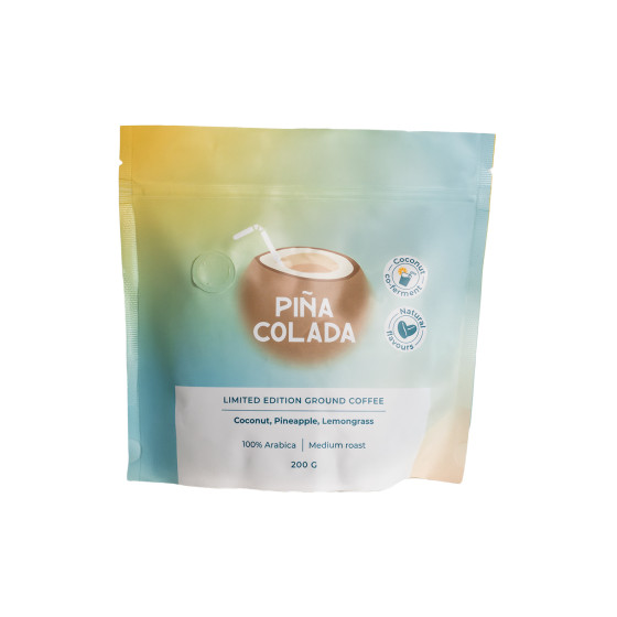Kawa mielona z limitowanej edycji Pina Colada (współfermentowana z kokosem), 200 g