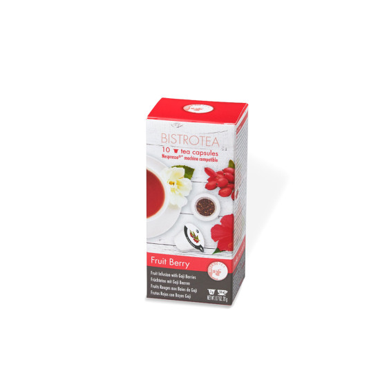 Bio-Teekapseln für Nespresso®-Maschinen Bistro Tea Fruit Berry, 10 Stk.