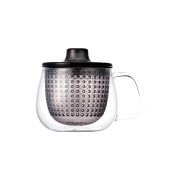 Cup with a strainer and lid Kinto UNITEA Gray, 350 ml