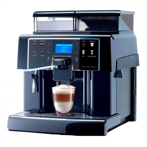 Saeco Aulika Evo Focus Bean to Cup Coffee Machine, Professional, Black&Blue