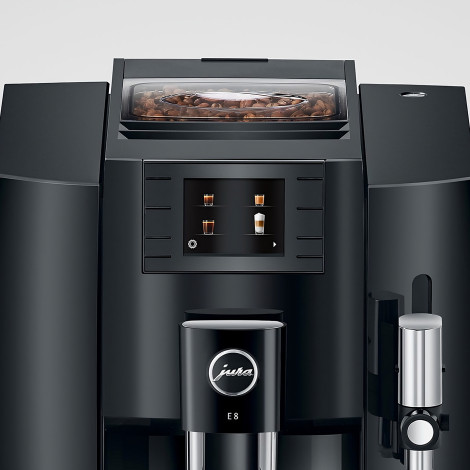 JURA E8 Piano Black (EB) automatinis kavos aparatas – juodas