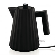 Elektrischer Wasserkocher Alessi Plisse Black, 1 l