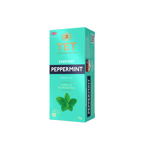 Thé Vert True English Tea Everyday Peppermint 20 Pcs Coffee Friend