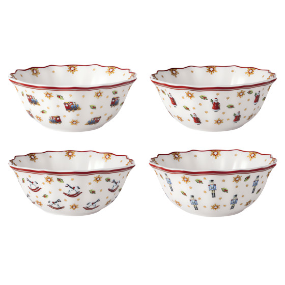 Villeroy & Boch Toy's Delight Anniversary Edition zestaw 4 miseczek, 15 cm