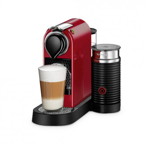 Atnaujintas kavos aparatas Nespresso Citiz & Milk Red