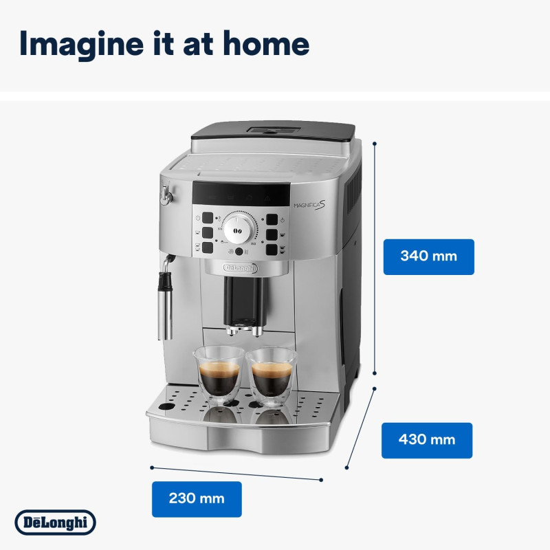 DeLonghi Magnifica S ECAM 22.110.SB Bean to Cup Coffee Machine