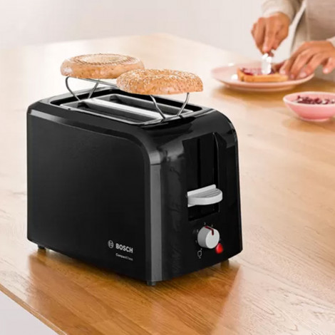 Toaster Bosch Compact Class Black TAT3A013 - Coffee Friend