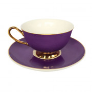 Tasse und Untertasse Bombay Duck „Piccadilly Purple“, 180 ml