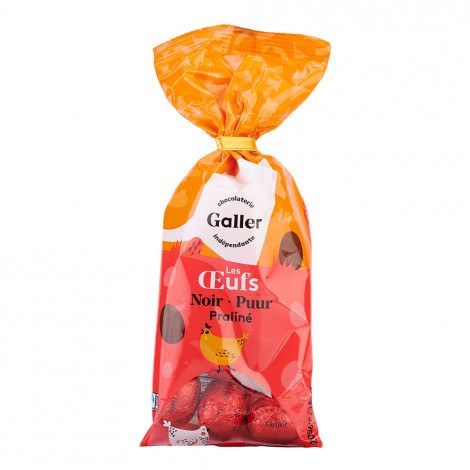 Šokolādes konfektes Galler Small Easter Eggs Bag (Dark Praline), 112 g