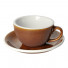 Cappuccino cup with a saucer Loveramics Egg Caramel, 250 ml