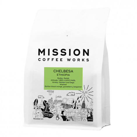 Coffee beans Mission Coffee Works Chelbesa, Ethiopia, 1 kg