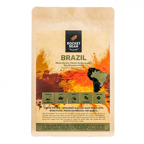 Īpašās kafijas pupiņas Rocket Bean Roastery Brazil, Sao Silvestre, Natural Aerobic-Wild fermentation GOLD 200 g