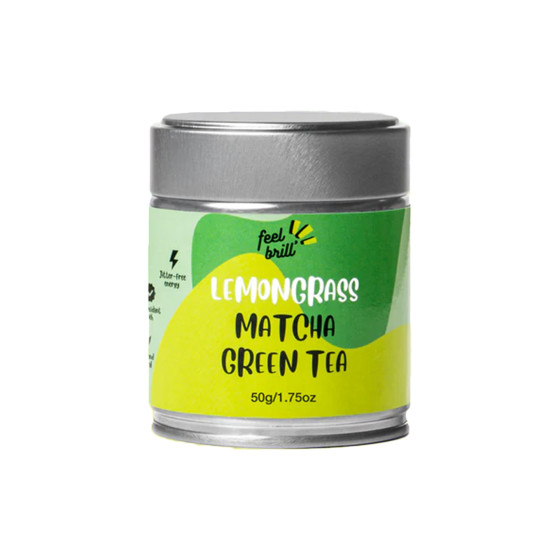 Matcha-Grüntee mit Zitronengras Feel Brill, 50 g