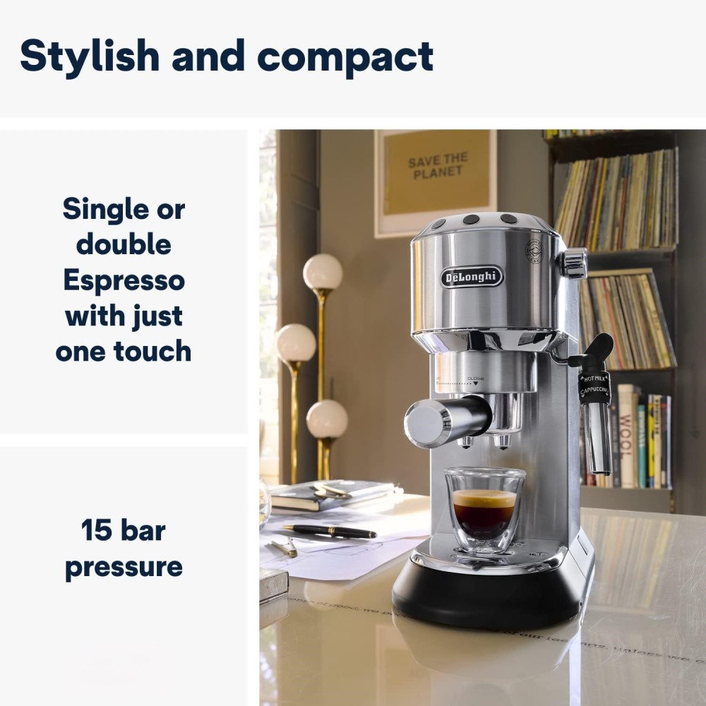 DeLonghi EC685M エスプレッソマシン ホワイト 楽天市場】デロンギ エスプレッソマシン DeLonghi EC685M Dedica
