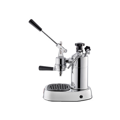 La Pavoni Professional Lusso svirtinis espresso kavos aparatas – sidabrinis