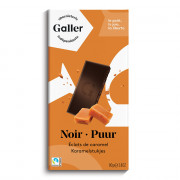Šokolādes tāfelīte Galler Noir Eclats De Caramel, 80 g