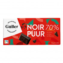 Schokoladentafel Galler Noir 70% Intense, 150 g
