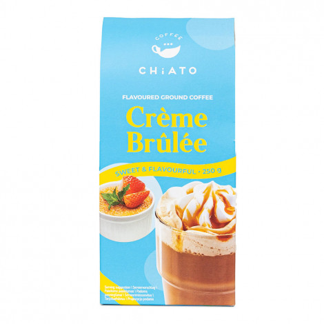 Gemalen koffie met Crème Brûlée smaak CHiATO Crème Brûlée, 250 g