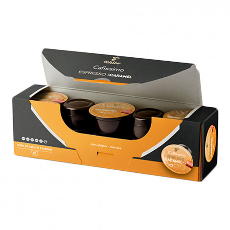 Kapsułki do ekspresu Tchibo Cafissimo / Caffitaly Tchibo Cafissimo Espresso Caramel, 10 szt.