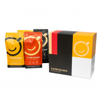 Kaffebönor set ”Caprissimo Espresso + Fragrante + Belgique”, 1 kg