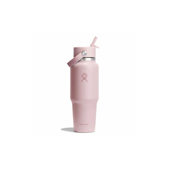 Hydro Flask Wide Mouth Flex Straw Cap Tonal Trillium reseflaska, 946 ml