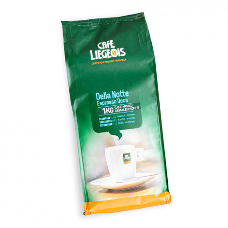 Gemalen cafeïnevrije koffie Café Liégeois “Della Notte Deca”, 1 kg