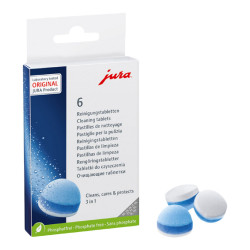 3-fazowe tabletki czyszczące JURA, 6 szt.