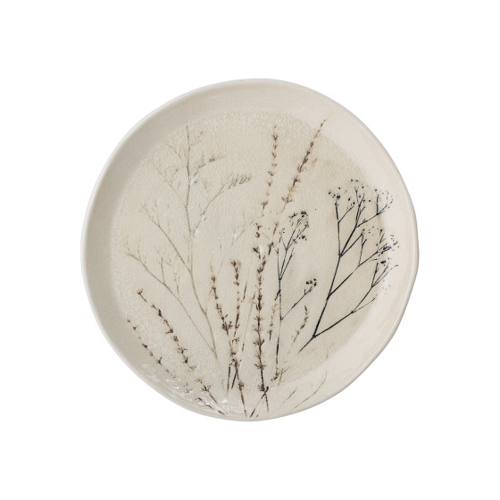 Bloomingville Nature Stoneware Bea Plate, 27.5 Cm