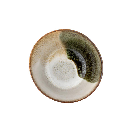 Bloomingville Green Stoneware Jules skål, 15.5 cm