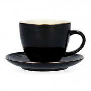 Cup with a saucer Homla Ellie Black, 230 ml