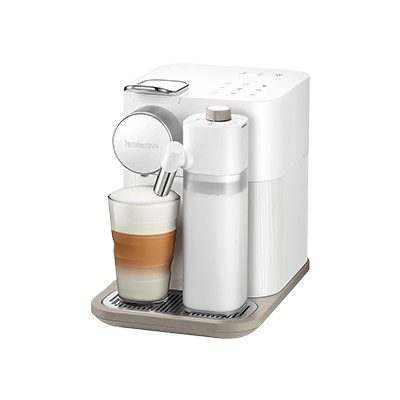 Nespresso Gran Lattissima White Kaffemaskin med kapslar