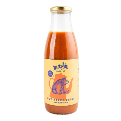 Sea Buckthorn berry puree Mashie by Nordic Berry, 750 ml